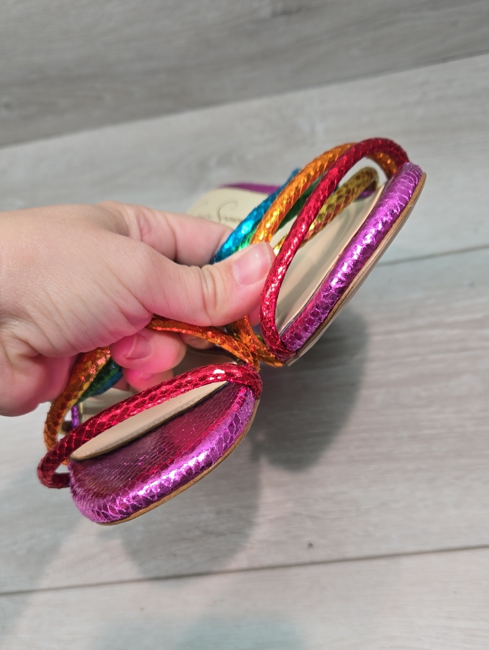Jessica Simpson Women "Like New" Fixton Open Toe Heels Sandals Sz 7.5M - Picture 4 of 10